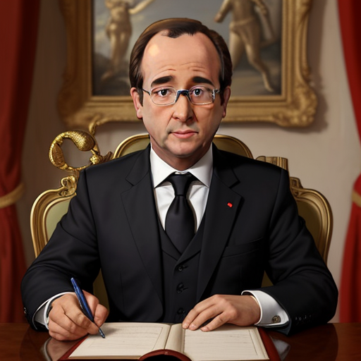 Francois Hollande serious president of the french