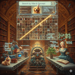 Clip model - thumbnail of an artistic vision of the
        concept